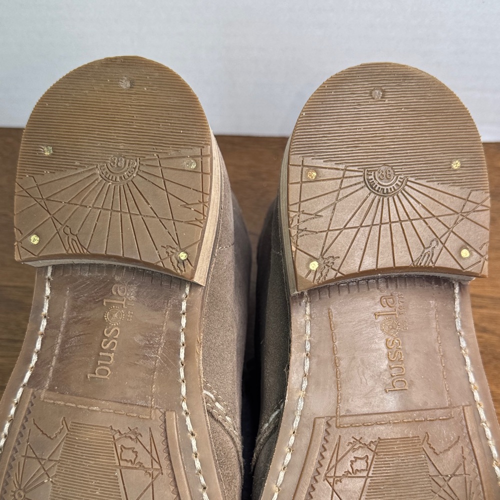 Bussola Sevilla Suede Leather Chukka Ankle Boots in Fossil Tan, Womens sz 38 / 8 - Picture 9 of 12